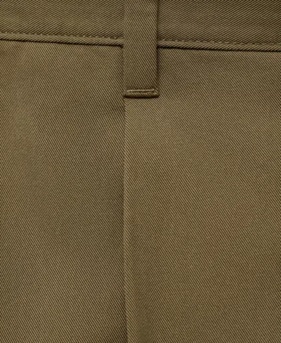 Mango Men's Pockets Lyocell Cotton Jacket In Green