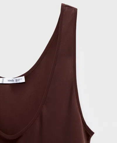 Mango Luisa Tank Dress In Pattern