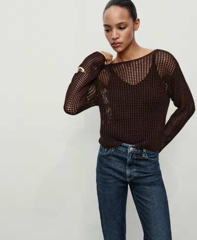 Mango Women's Newmom Comfort High-rise Jeans In Blue