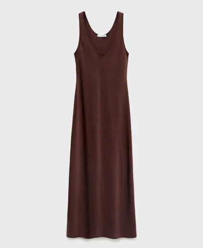 Mango Luisa Tank Dress In Pattern