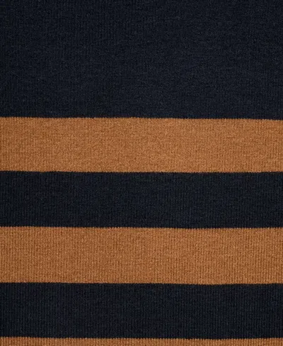 Mango Perkins Stripe Mock Neck Sweater In Multi