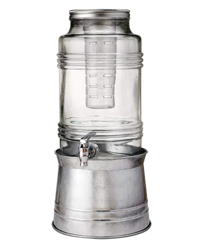 Circleware Breeze Beverage Dispenser With Ice Insert 2.4 Gallon In Transparent