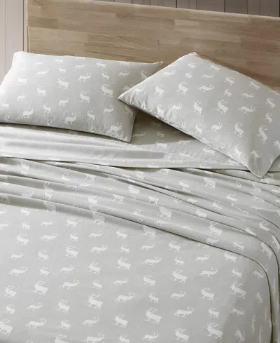 Eddie Bauer Printed Cotton Flannel 3-pc. Sheet Set, Twin