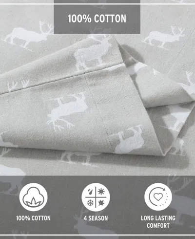 Eddie Bauer Printed Cotton Flannel 3-pc. Sheet Set, Twin