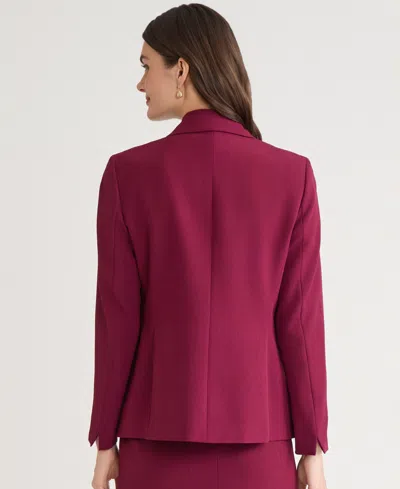 Kasper Women's One-button Blazer, Regular & Petite In Red