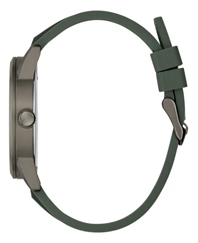 Guess Men's Green Gunmetal Multi-function Watch, 44mm In Green