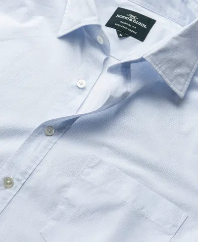 Rodd & Gunn Airtex Slim Fit Cotton Button-up Shirt In Purple