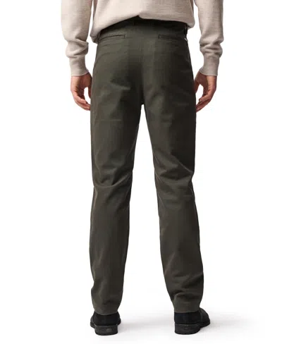 Rodd & Gunn Fielding Pleated Tapered Cotton Twill Chinos In Green