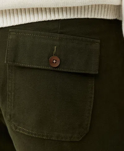 Rodd & Gunn Clyde Relaxed Fit Cotton Canvas Pants In Green