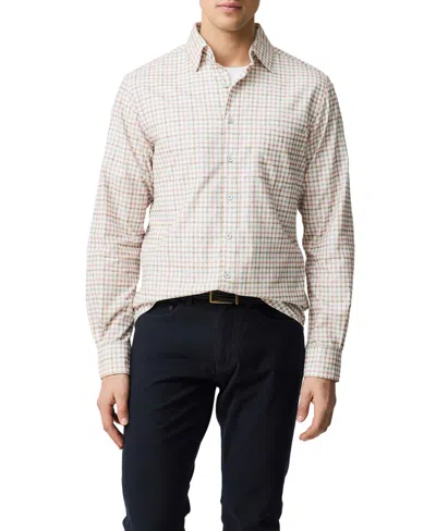 Rodd & Gunn Fox Street Long Sleeve Trim Fit Cotton Button-up Shirt In Neutral