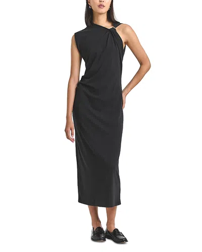 Derek Lam 10 Crosby Evelise Asymmetric Dress In Black
