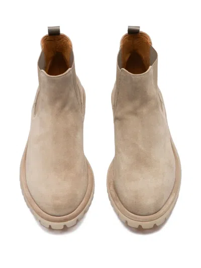 Officine Creative Spectacular Suede Boots In Brown