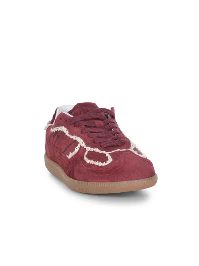 Alohas Tb.490 Crochet Leather Sneakers In Red