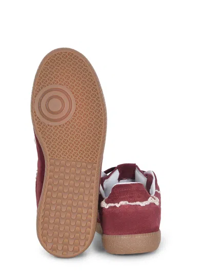 Alohas Tb.490 Crochet Leather Sneakers In Red