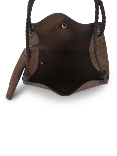 Etro Shopping Bag "libra" In Brown