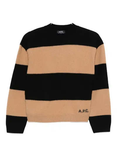 Apc A.p.c. Sweaters In Black