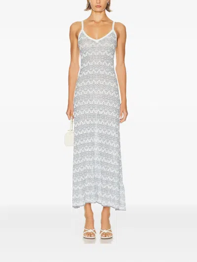 Christopher Esber Palais Geometric-patterned Midi Dress In Multi