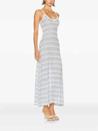 Christopher Esber Palais Geometric-patterned Midi Dress In Multi