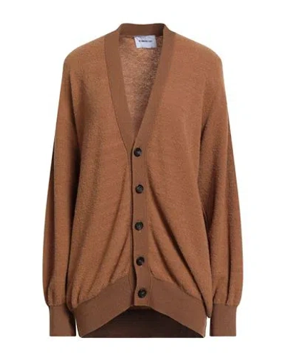 Atomofactory Woman Cardigan Brown Size L Virgin Wool, Polyamide, Cashmere, Wool, Viscose In Brown