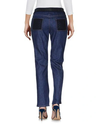 Shop Miu Miu Denim Pants In Blue