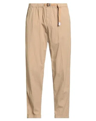 White Sand Belt Trousers In Brown