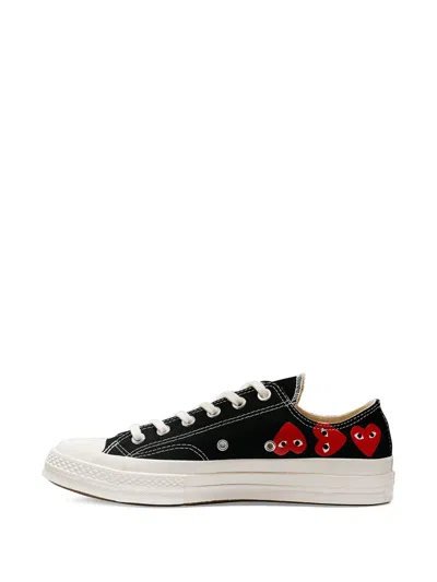 Comme Des Garçons Play X Converse Chuck 70 Heart-print Sneakers In Black
