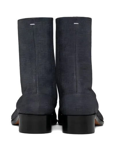 Maison Margiela Black Tabi Ankle Boots In T8013 Black