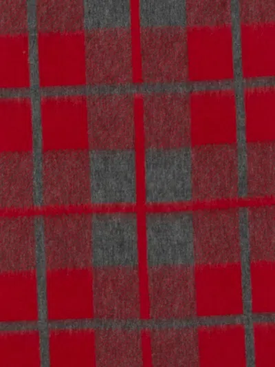 Guest In Residence Wool And Cashmere Scarf With Check Pattern In Multi