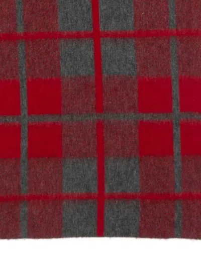 Guest In Residence Wool And Cashmere Scarf With Check Pattern In Multi