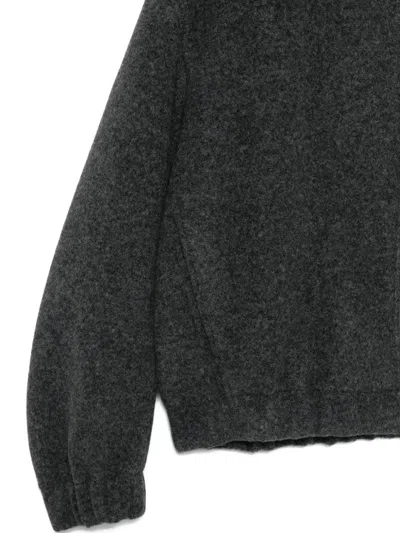 Helmut Lang Zip-up Jacket In Gray