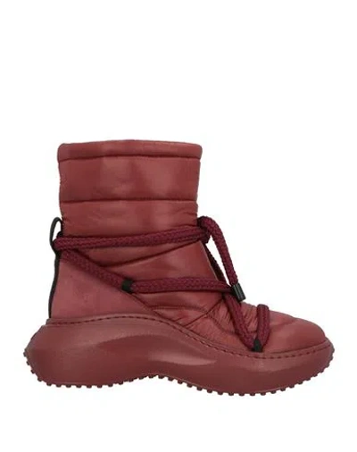 Vic Matie Vic Matiē Woman Ankle Boots Brick Size 7 Synthetisches Material, Textile Fibers In Multi