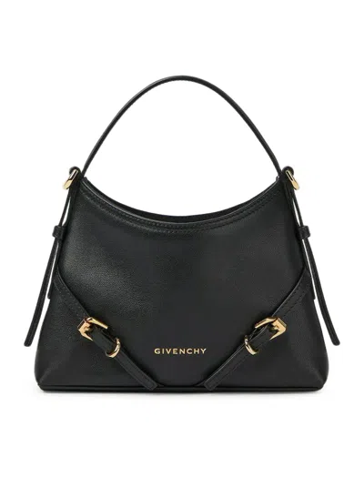 Givenchy Women Voyou Nano Bag In Polished Leather In Black