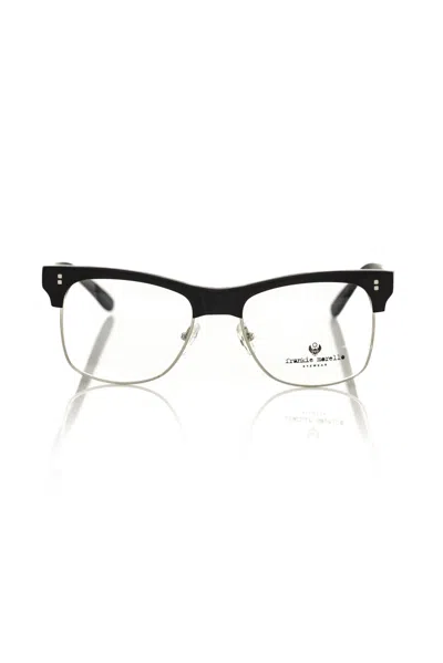 Frankie Morello Black Acetate Frame In Transparent