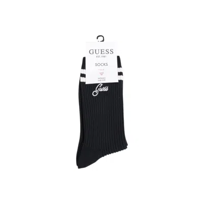 Guess Active Black Cotton Sock In Multi