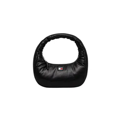 Tommy Hilfiger Black Polyethylene Handbag In Black