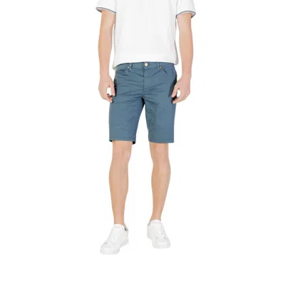 Jeckerson Belt Loop Shorts In Blue