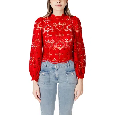 Morgan De Toi Red Polyester Blouse In Red