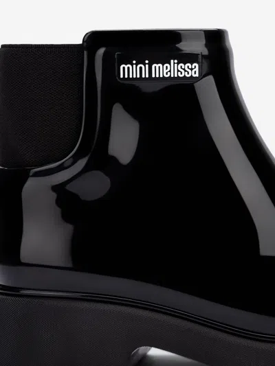 Mini Melissa Girls Chelsea Boots In Black