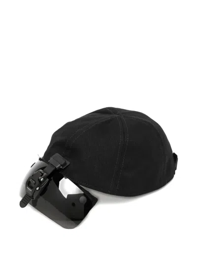 Innerraum Black Object 12 Visor Baseball Cap In Black