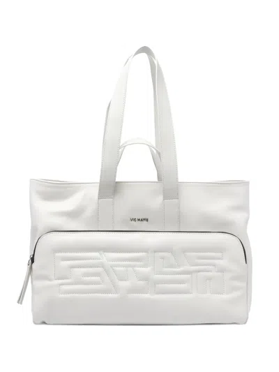 Vic Matie Shoulder Bag In White