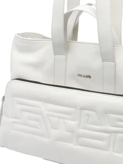 Vic Matie Shoulder Bag In White