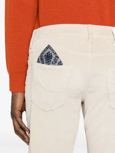 Jacob Cohen Slim Fit Denim Jeans In Neutral