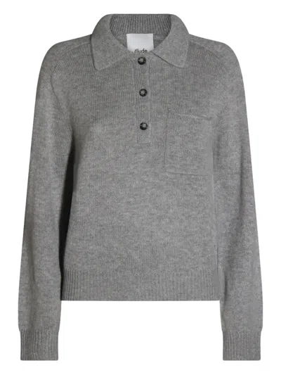 Allude Sweaters Blacks And Greys In Gray