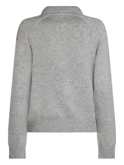 Allude Sweaters Blacks And Greys In Gray
