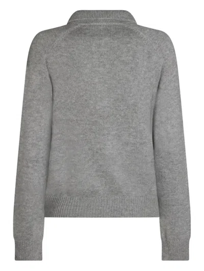 Allude Sweaters Blacks And Greys In Gray