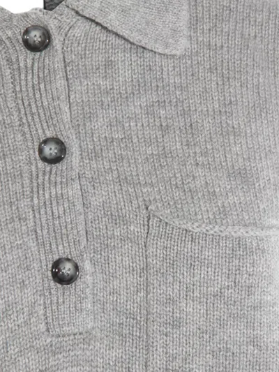 Allude Sweaters Blacks And Greys In Gray