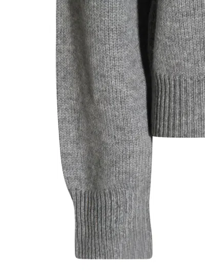 Allude Sweaters Blacks And Greys In Gray