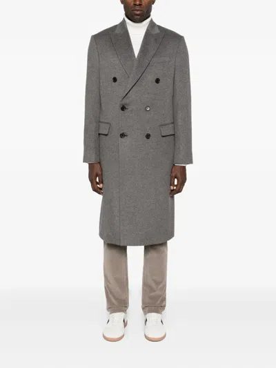 Reveres 1949 Double-breasted Coat In Gray