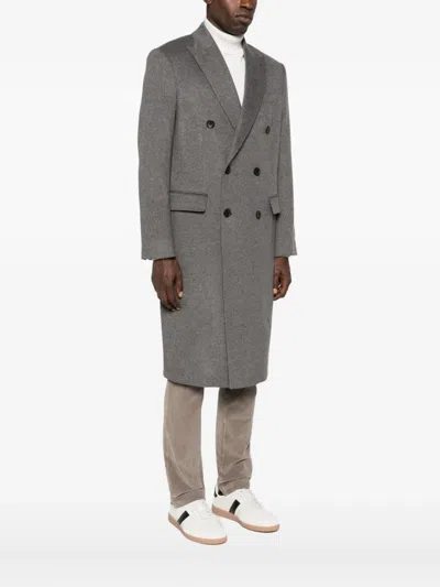 Reveres 1949 Double-breasted Coat In Gray
