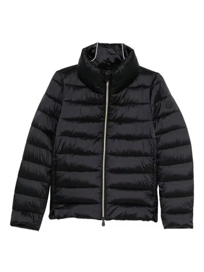 Save The Duck Horizontal Quilted Short Puffer Jacket In Black
